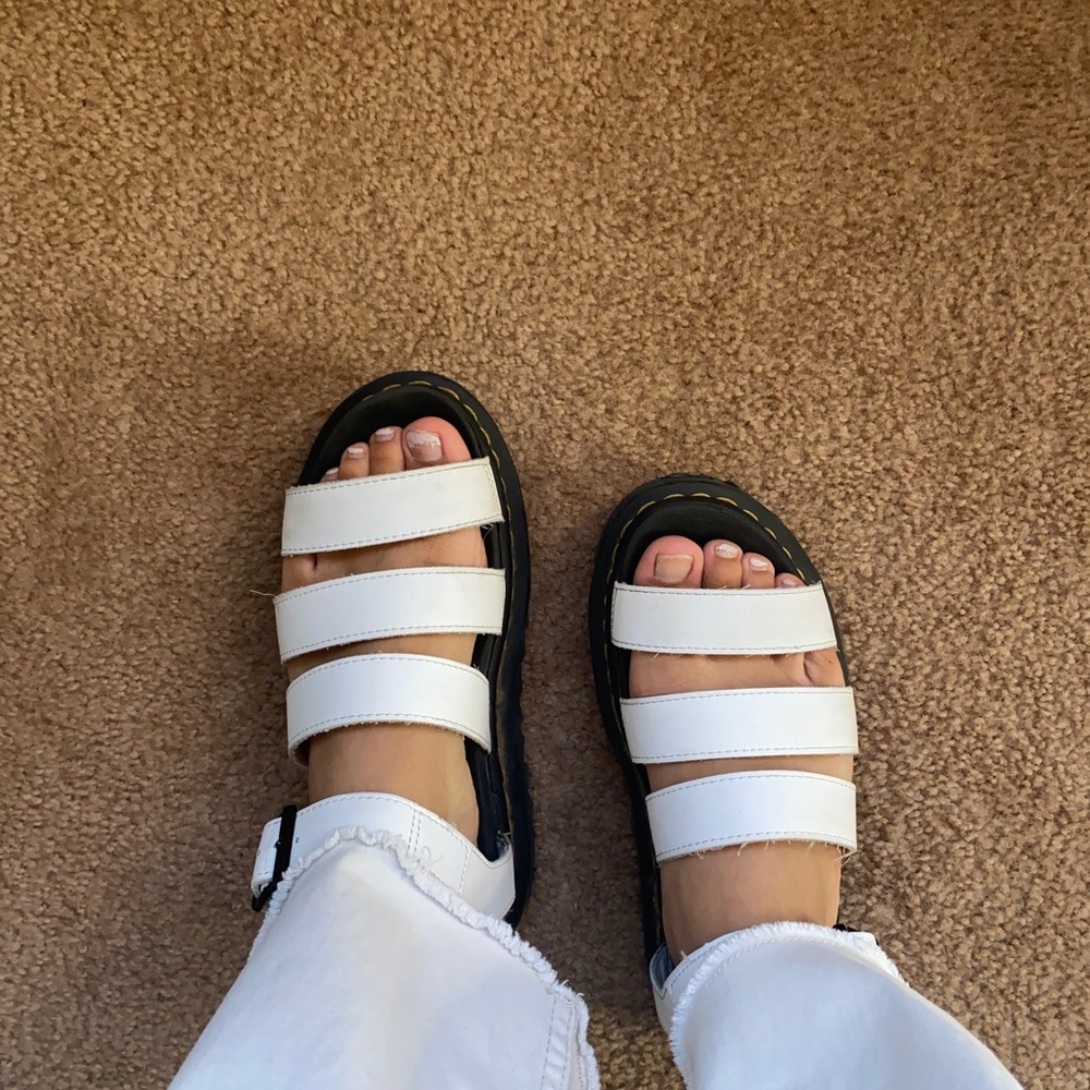 Dr. Marten platform strap sandals